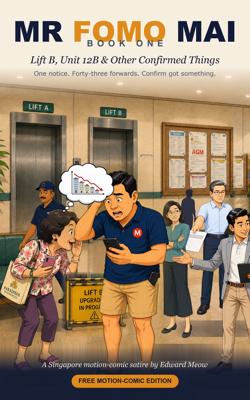Mr FOMO Mai — Book 1 animated comic cover